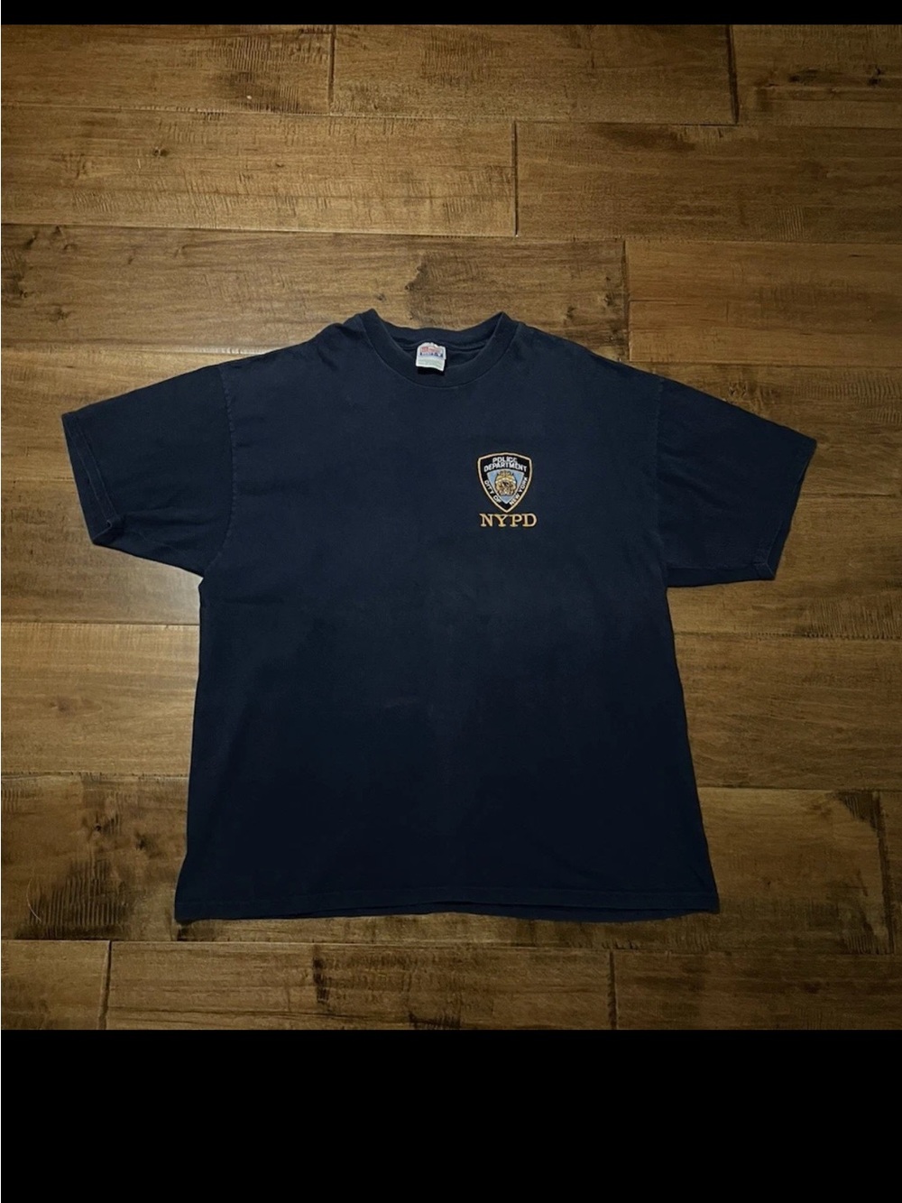 Vintage NYPD City Of New York Police Department S/S T-Shirt - Men's 2XL XXL